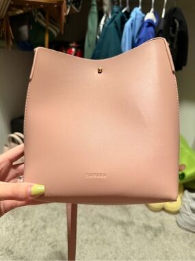 Women's Blush Pink Crossbody Bag